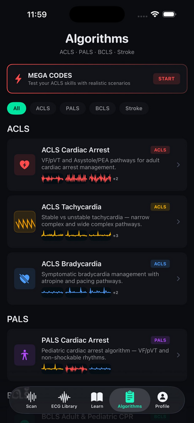 CardioLens — ACLS Algorithms